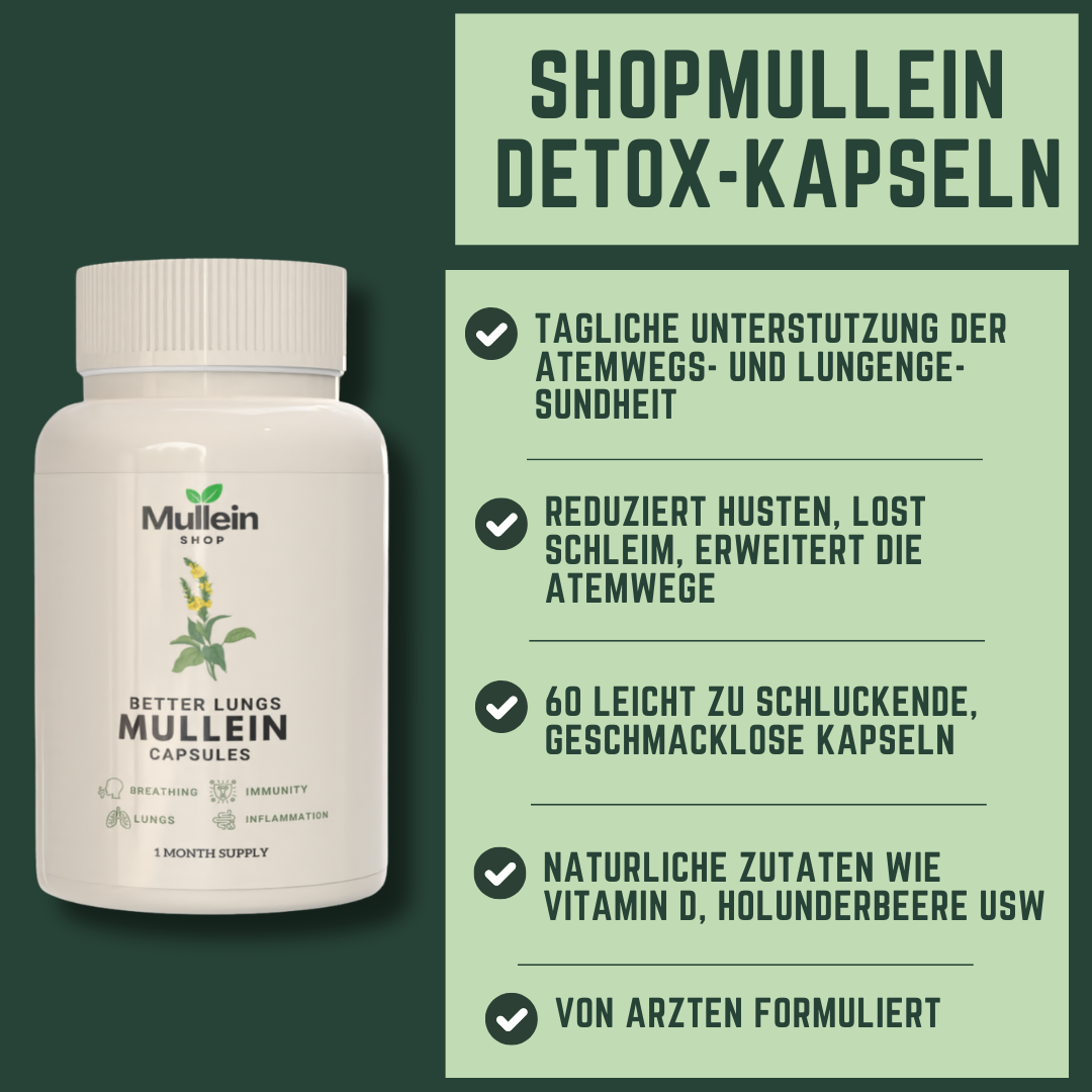 ShopMullein® Detox-Kapseln
